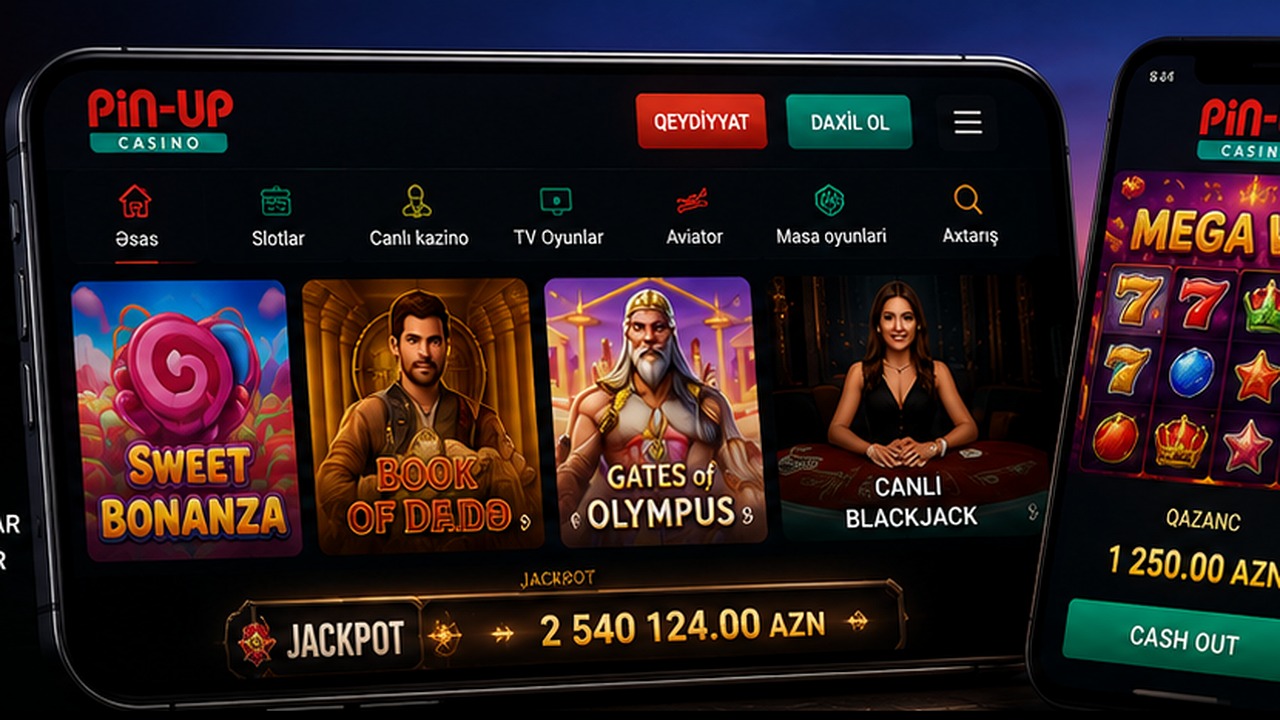 Pin-Up Casino mobil oyunlar promosyonlar və ödəniş üçün şəkil