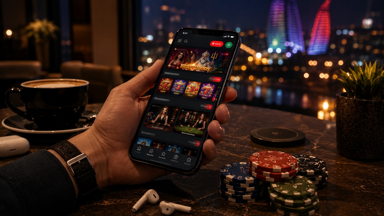 Pin-Up Casino mobil versiyası giriş və hesab idarəçiliyi üçün şəkil